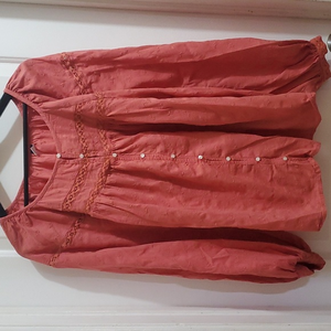 Old Navy‎ Women’s Coral Embroidered Blouse XXL Tall